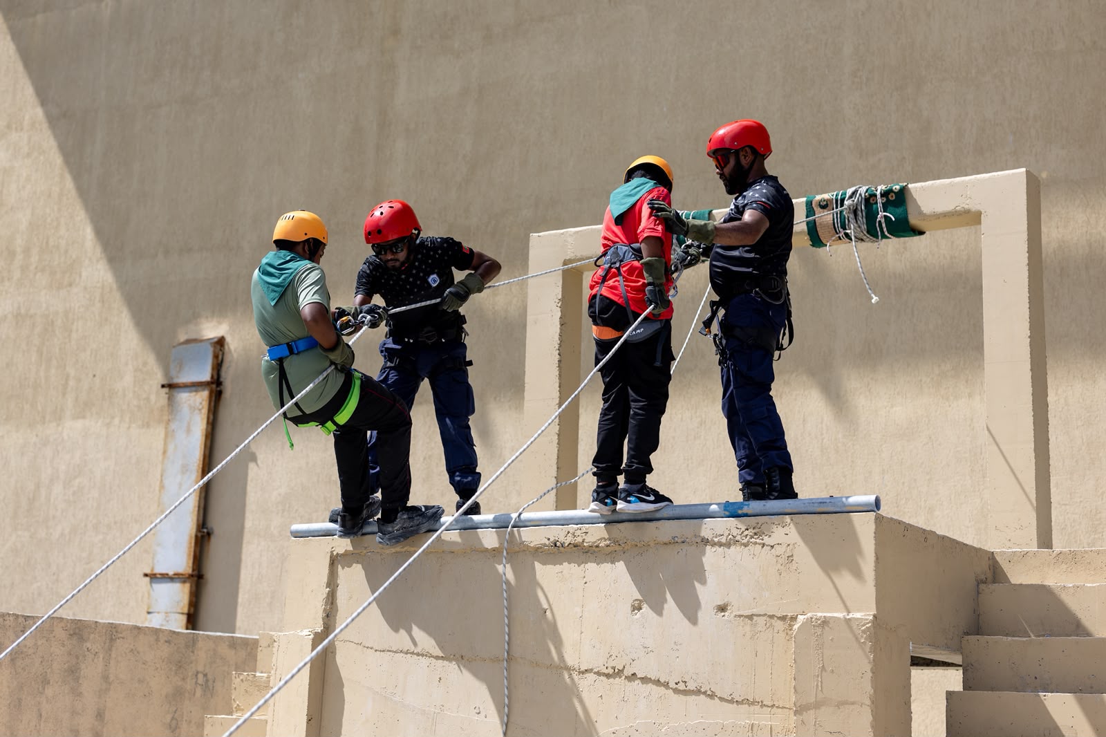 Basic Rappelling Exposure Session for the Scouts of Southern Quest 2026 Camp
