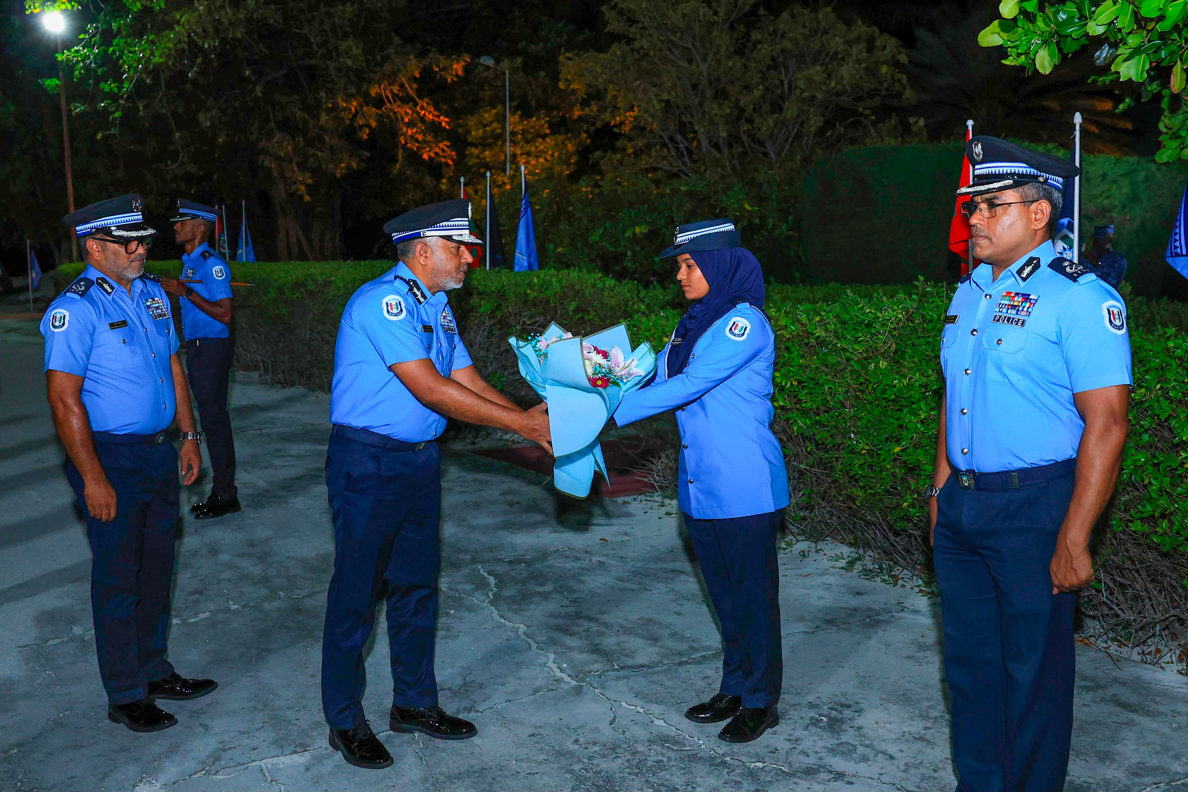 Commissioner of Police Ahmed Mohamed Visits Dh. Vaanee Campus